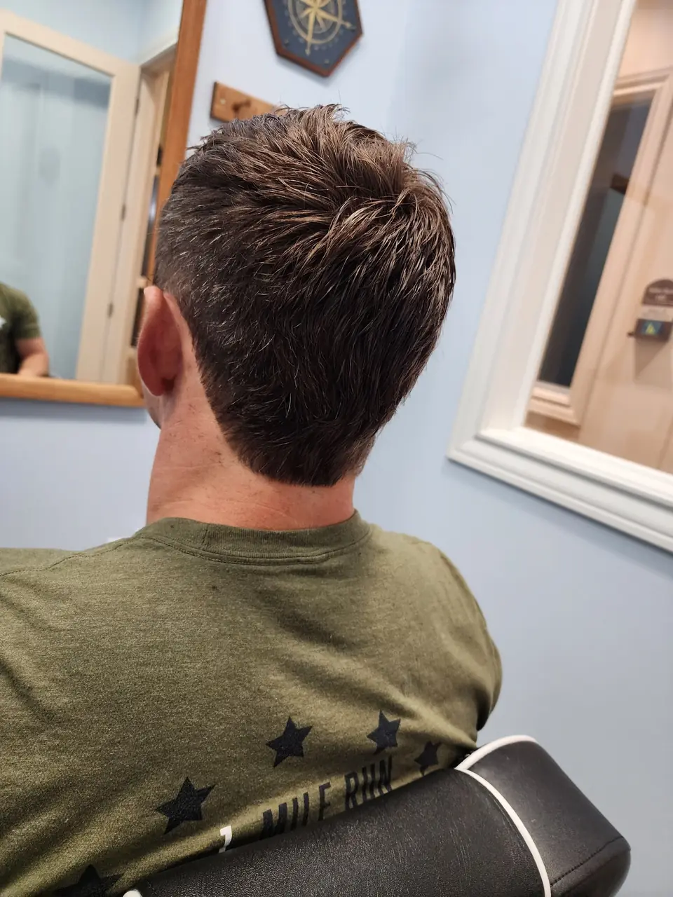 Clean taper back view — North Styles Tulsa